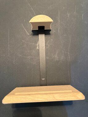 iJoy Wooden Headphone Stand Sturdy Frame, Brown/Black Universal Fit (002)